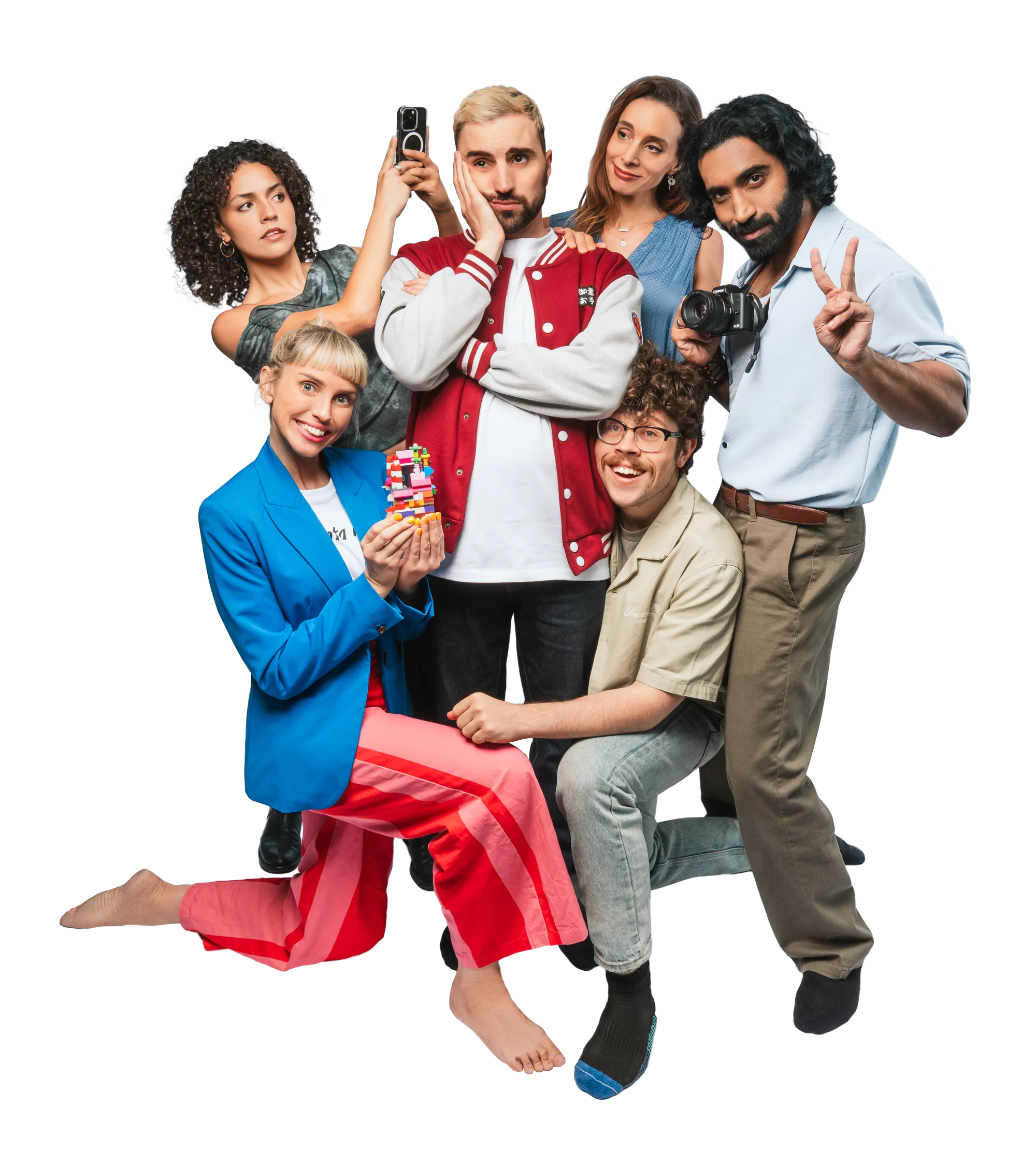 The cast of The Sonny Disposition